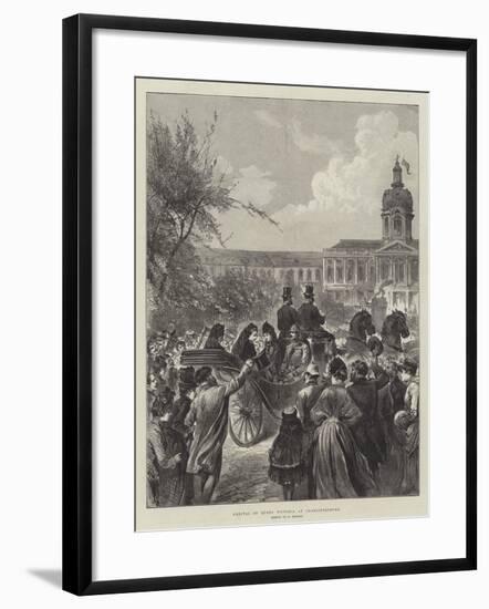 Arrival of Queen Victoria at Charlottenburg-null-Framed Giclee Print