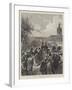 Arrival of Queen Victoria at Charlottenburg-null-Framed Giclee Print