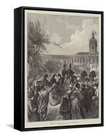 Arrival of Queen Victoria at Charlottenburg-null-Framed Stretched Canvas