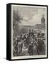 Arrival of Queen Victoria at Charlottenburg-null-Framed Stretched Canvas