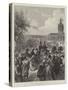 Arrival of Queen Victoria at Charlottenburg-null-Stretched Canvas