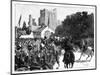 Arrival of Queen Victoria at Kelso, Scotland, 1887-William Barnes Wollen-Mounted Giclee Print