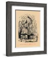 'Arrival of Richard's Legacy at Rouen', c1860, (c1860)-John Leech-Framed Giclee Print