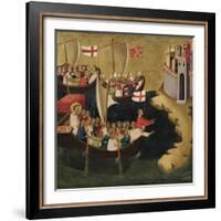 Arrival of Saint Ursula at Cologne, c.1333-Bernardo Daddi-Framed Giclee Print