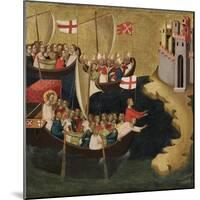 Arrival of Saint Ursula at Cologne, c.1333-Bernardo Daddi-Mounted Giclee Print