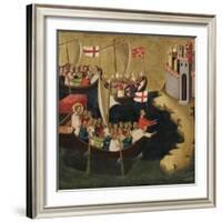 Arrival of Saint Ursula at Cologne, c.1333-Bernardo Daddi-Framed Giclee Print