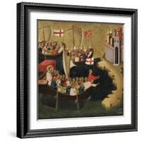 Arrival of Saint Ursula at Cologne, c.1333-Bernardo Daddi-Framed Giclee Print