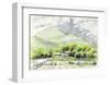 Arrival of Summer in Valley Villages-Kenji Fujimura-Framed Art Print