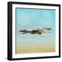 Arrival of the Blue Heron-Jai Johnson-Framed Giclee Print