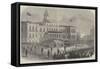 Arrival of the Body of President Lincoln at the City Hall, New York-null-Framed Stretched Canvas