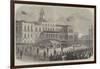 Arrival of the Body of President Lincoln at the City Hall, New York-null-Framed Giclee Print