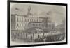 Arrival of the Body of President Lincoln at the City Hall, New York-null-Framed Giclee Print