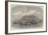 Arrival of the Channel Fleet with the Lords of the Admiralty at Gibraltar-Edwin Weedon-Framed Giclee Print