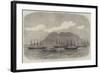 Arrival of the Channel Fleet with the Lords of the Admiralty at Gibraltar-Edwin Weedon-Framed Giclee Print