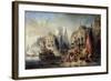 Arrival of the Duke of Alba at Rotterdam in 1567 by Eugene Isabey-null-Framed Giclee Print