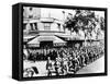 Arrival of the First German Troops in Paris, June 1940-null-Framed Stretched Canvas