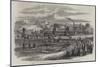 Arrival of the First Train of the Atlantic and Great Western Railroad at James Town from New York-null-Mounted Giclee Print