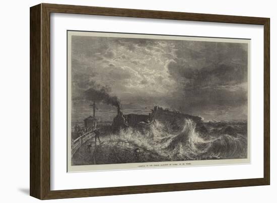 Arrival of the French Mail-Boat at Dover-Theodore Weber-Framed Giclee Print