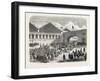 Arrival of the Grand Duke Constantine in Paris: Departure from the Lyons Railway Station-null-Framed Giclee Print