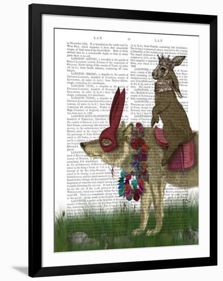 Arrival of the Hare King-Fab Funky-Framed Art Print