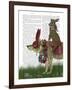 Arrival of the Hare King-Fab Funky-Framed Art Print