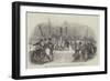 Arrival of the King and Queen of the Belgians at Woolwich-null-Framed Giclee Print