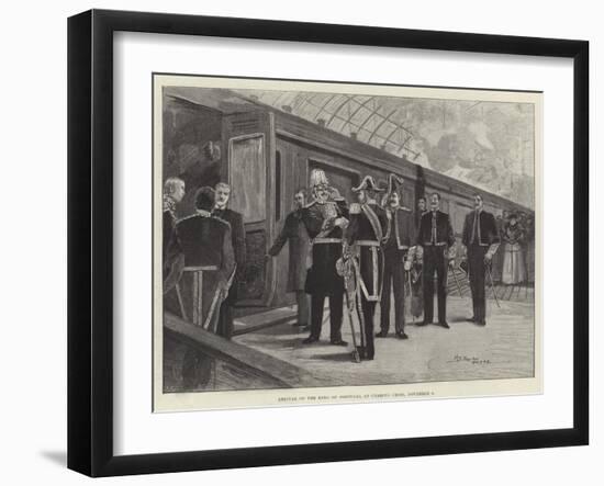 Arrival of the King of Portugal at Charing Cross, 6 November-Henry Charles Seppings Wright-Framed Giclee Print