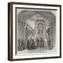 Arrival of the King of Sardinia at Windsor Castle, the Grand Staircase-null-Framed Giclee Print