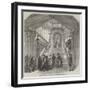 Arrival of the King of Sardinia at Windsor Castle, the Grand Staircase-null-Framed Giclee Print