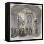 Arrival of the King of Sardinia at Windsor Castle, the Grand Staircase-null-Framed Stretched Canvas