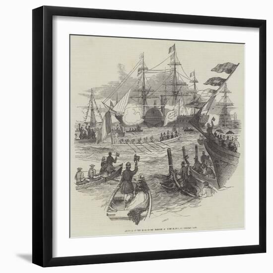 Arrival of the King of the French, at Portsmouth, on Tuesday Last-null-Framed Giclee Print