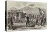 Arrival of the King of the Greeks at Athens, His Majesty Reviewing the National Guard-null-Stretched Canvas