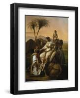 Arrival of the Ladies of the Harem, 1842-Henri-frederic Schopin-Framed Giclee Print