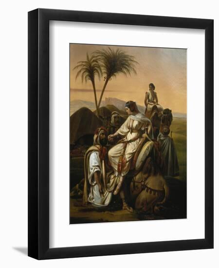 Arrival of the Ladies of the Harem, 1842-Henri-frederic Schopin-Framed Giclee Print