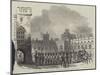 Arrival of the London Corporation Procession in the Great Quadrangle, Windsor Castle-null-Mounted Giclee Print