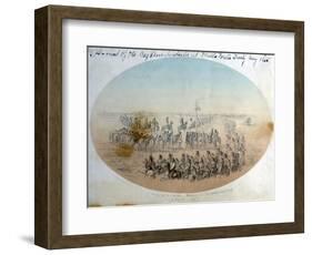 Arrival of the Nez Perce at Walla Walla Treaty May the 24 1855-Gustav Sohon-Framed Giclee Print