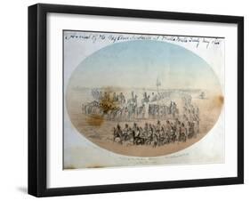 Arrival of the Nez Perce at Walla Walla Treaty May the 24 1855-Gustav Sohon-Framed Giclee Print