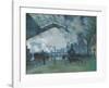 Arrival of the Normandy Train, Gare Saint-Lazare, 1877-Claude Monet-Framed Art Print