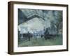 Arrival of the Normandy Train, Gare Saint-Lazare, 1877-Claude Monet-Framed Giclee Print