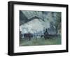 Arrival of the Normandy Train, Gare Saint-Lazare, 1877-Claude Monet-Framed Giclee Print