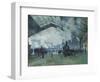 Arrival of the Normandy Train, Gare Saint-Lazare, 1877-Claude Monet-Framed Giclee Print