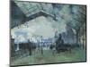 Arrival of the Normandy Train, Gare Saint-Lazare, 1877-Claude Monet-Mounted Giclee Print