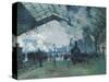 Arrival of the Normandy Train, Gare Saint-Lazare by Claude Monet-Claude Monet-Stretched Canvas