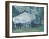 Arrival of the Normandy Train, Gare Saint-Lazare-Claude Monet-Framed Giclee Print