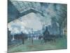 Arrival of the Normandy Train, Gare Saint-Lazare-Claude Monet-Mounted Giclee Print