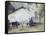 Arrival of the Normandy Train, Gare Saint-Lazare-Claude Monet-Framed Stretched Canvas