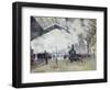 Arrival of the Normandy Train, Gare Saint-Lazare-Claude Monet-Framed Art Print