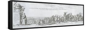 Arrival of the Polish Ambassador to Rome in 1633-null-Framed Stretched Canvas