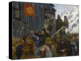 Arrival of the Post-Johan Christian Dahl-Stretched Canvas
