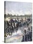 Arrival of the President of the Republic, Military Review, 14th July 1891-Henri Meyer-Stretched Canvas